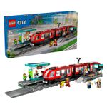 LEGO - City Downtown Streetcar and Station Toy Train Set 60423 Product Image