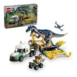 LEGO - Jurassic World Dinosaur Missions: Allosaurus Transport Truck Toy 76966 Product Image
