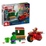 LEGO - Marvel Iron Man with Bike and The Hulk Building Toy 76287 Product Image