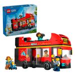 LEGO - City Red Double-Decker Sightseeing Bus Toy, London Bus 60407 Product Image