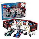 LEGO - City F1 Garage & Mercedes-AMG & Alpine Cars Toy 60444 Product Image