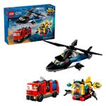 LEGO - City Helicopter, Fire Truck & Submarine Remix Building Toy 60462 Product Image