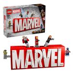 LEGO - Marvel: MARVEL Logo & Minifigures Building Toy 76313 Product Image