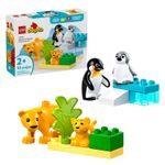 LEGO - DUPLO Town Wild Animal Families Penguins & Lions Building Toy 10442 Product Image