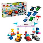 LEGO - DUPLO Town F1 Team Race Cars & Drivers Building Toy 10445 Product Image