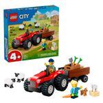 LEGO - City Red Farm Tractor with Trailer & Sheep Building Toy 60461 Product Image
