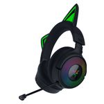 Razer - Kraken Kitty V3 Pro Wireless Gaming Headset for PC, Mac, PlayStation, Nintendo Switch, Steam Deck and Smartphone - Black Product Image