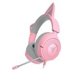 Razer - Kraken Kitty V3 X Wired Gaming Headset for PC, PlayStation, Nintendo Switch, Steam Deck, and Smartphone - Quartz Product Image