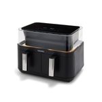 Bistro 10qt 360-Degree Clear View Double Air Fryer Product Image