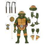 NECA - Teenage Mutant Ninja Turtles (Cartoon)  ¼ Scale Action Figure - Giant Size Michelangelo Product Image