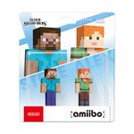 Nintendo - amiibo - Steve + Alex 2-pack - Super Smash Bros. Series - White Product Image
