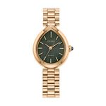 Ladies Citizen L Rainell Eco-Drive Gold-Tone SS Teardop Watch Green Dial Product Image