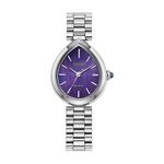 Ladies Citizen L Rainell Eco-Drive Silver-Tone SS Teardop Watch Purple Dial Product Image
