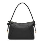 Willa Leather Shoulder Bag Black Product Image