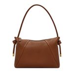 Willa Leather Shoulder Bag Medium Brown Product Image