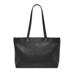 Jessie Top Zip Tote Black Product Image