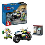 LEGO - City Police Motorcycle Chase Building Toy 60455 Product Image