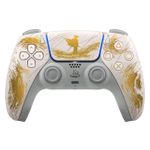 Sony Interactive Entertainment - DualSense® Wireless Controller – Ghost of Yōtei™ Gold Limited Edition - White Product Image