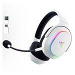 Razer - Barracuda X Chroma Wireless Gaming Headset for PC, Mac, Playstation, Nintendo Switch, Steam Deck, Mobile, and Tablet - White Product Image