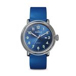 Detrola Blue Rubber Strap Watch Denim Blue Dial Product Image