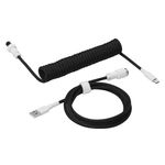 DROP - Coiled 4.5' USB-A to USB-C Keyboard Cable - Black Product Image