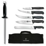 Fibrox Natural 7pc Competition BBQ Set w/ Black Handles Product Image