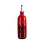 20oz Stoneware Olive Branch Oil Cruet Cerise Product Image