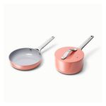 Nonstick Ceramic Minis Duo Cookware Set - Fry Pan & Saucepan Perracotta Product Image