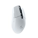 Logitech - G305 LIGHTSPEED Wireless Optical 6 Programmable Button Gaming Mouse with 12,000 DPI HERO Sensor - Wireless - White Product Image