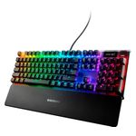 SteelSeries - Apex 7 Full Size Wired Mechanical Red Linear Switch Gaming Keyboard with Rapid Tap - Black Product Image