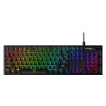 HyperX - Alloy Origins Full-size Wired Mechanical Red Switch Gaming Keyboard with RGB Back Lighting - Black Product Image