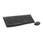 Logitech - MK295 Full-size Wireless Keyboard and Mouse Combo for Windows and Chrome OS with SilentTouch Technology - Graphite Product Image