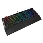 CORSAIR - K100 RGB Full-size Wired Mechanical OPX Linear Switch Gaming Keyboard with Elgato Stream Deck Software Integration - Black Product Image