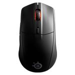 SteelSeries - Rival 3 Lightweight Wireless Optical Gaming Mouse with Brilliant Prism RGB Lighting - Wireless - Black Product Image