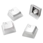 SteelSeries - PRISMCAPS – Universal Double Shot PBT Keycaps - White Product Image