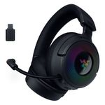 Razer - Kraken V4 Wireless Over-the-Ear Gaming Headset for PC, Mac, Playstation, Nintendo Switch, Steam Deck, Mobile, and Tablet - Black Product Image