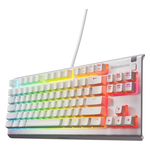 SteelSeries - Apex 3 TKL Wired Membrane Whisper Quiet Switch Gaming Keyboard 8 zone RGB Backlighting - White Product Image