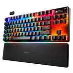 SteelSeries - Apex Pro TKL Gen 3 Wireless Mechanical OmniPoint Adjustable HyperMagnetic Gaming Keyboard with Rapid Tap - Black Product Image