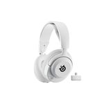 SteelSeries - Arctis Nova 5 Wireless Over-The-Ear Gaming Headset for PC, PS5, and PS4 - White Product Image