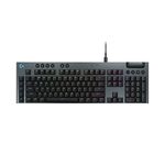 Logitech - G915 X Full-size Corded Mechanical GL Red Linear Switch Gaming Keyboard for PC/Mac with RGB Backlighting - Black Product Image