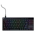 Logitech - PRO X TKL RAPID Tenkeyless Corded Magnetic Analog Switch Gaming Keyboard with Customizable RGB Lighting - Black Product Image