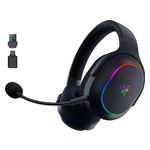 Razer - Barracuda X Chroma Wireless Over-the-Ear Gaming Headset for PC, Mac, Playstation, Nintendo Switch, Steam Deck, Mobile - Black Product Image