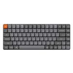Keychron - K3 Max 75% Custom Wireless RGB Mechanical Keyboard with Programmable QMK/VIA Hot-Swappable Red Switch - Black Product Image