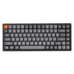 Keychron - K2 Max 75% Custom Wireless RGB Mechanical Keyboard with Programmable QMK/VIA Hot-Swappable Brown Switch - Black Product Image