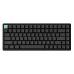 Keychron - K2 HE 75% Custom Wireless RGB Mechanical Keyboard with Programmable QMK/VIA Hot-Swappable Magnetic Switch - Black Product Image