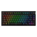 HyperX - Alloy Rise 75 Wireless Mechanical Gaming Keyboard with RGB Lighting and Hot-Swappable Switches - Black Product Image