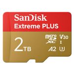 SanDisk - Extreme PLUS 2TB microSDXC UHS-I Memory Card Product Image