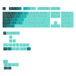 Glorious - GPBT Gradient Universal Keycap Set Compatible with Most 100% 85% 80% TKL 60% Compact 75% Mechanical Keyboards - Rainforest V2 Product Image
