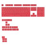 Glorious - GPBT Basics Universal Keycap Set Compatible with Most 100% 85% 80% TKL 60% Compact 75% Mechanical Keyboards - Revive Red Product Image