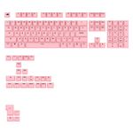 Glorious - GPBT Basics Universal Keycap Set Compatible with Most 100% 85% 80% TKL 60% Compact 75% Mechanical Keyboards - Potion Pink Product Image